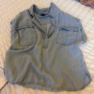 Velvet Heart Light Blue Short Sleeve Top